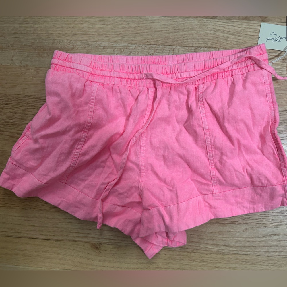 Universal Thread Hot Pink Linen Shorts NWT
